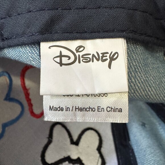 New Tags Berkshire Disney Minnie Mouse Patches Denim Hook Loop Back Hat Cap OS - Picture 7 of 7